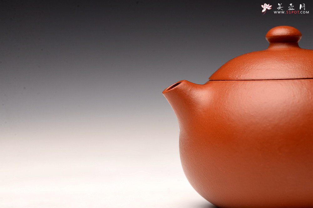 紫砂壶图片：徐亚春丙申夏全手作品 传统实用 优质朱泥 摹古文旦 颇具玩味~ - 宜兴紫砂壶网
