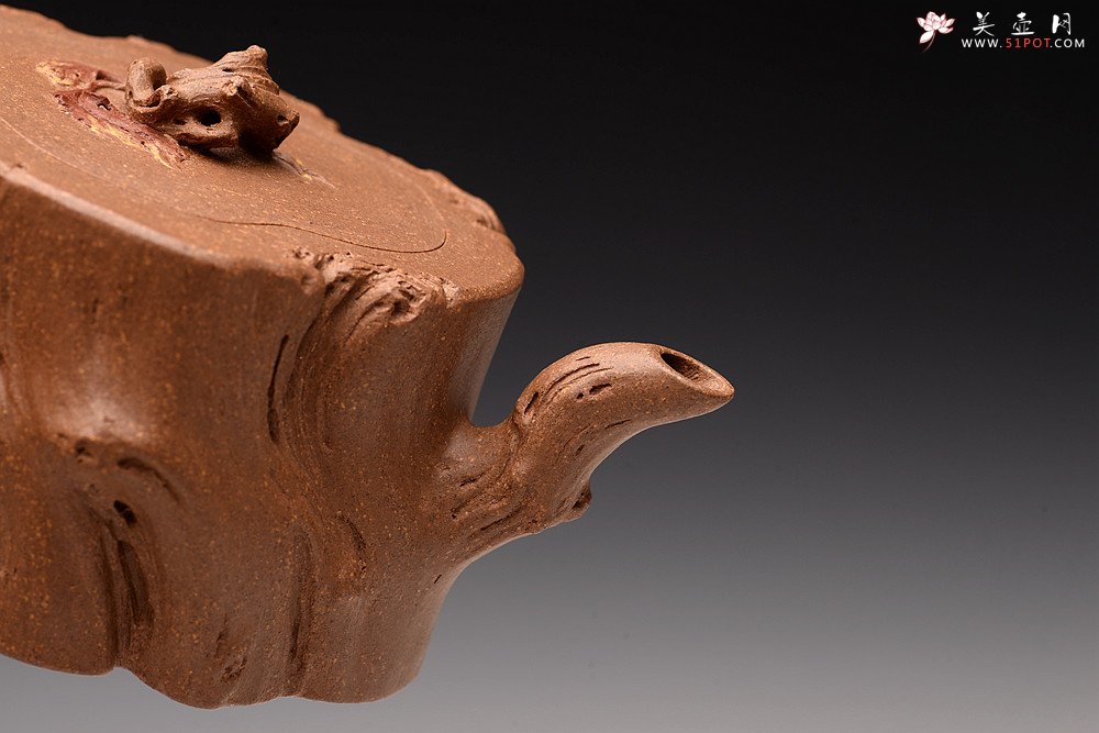 紫砂壶图片：林月长丙申夏全手原创精品 肌理丰富 紫砂新风 学院派 逸林 - 宜兴紫砂壶网