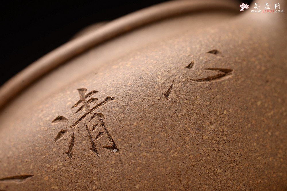 紫砂壶图片：周路健全手新作 过桥扁腹 大口小品实用 陆轶舟装饰 - 宜兴紫砂壶网