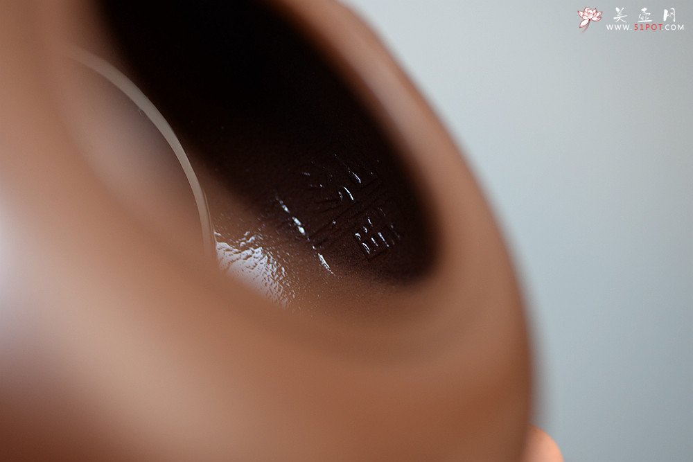 紫砂壶图片：实力派潘丹初丙申夏 优质紫泥  国画入壶 秀雅文气 全手原创福竹o(∩_∩)o - 宜兴紫砂壶网