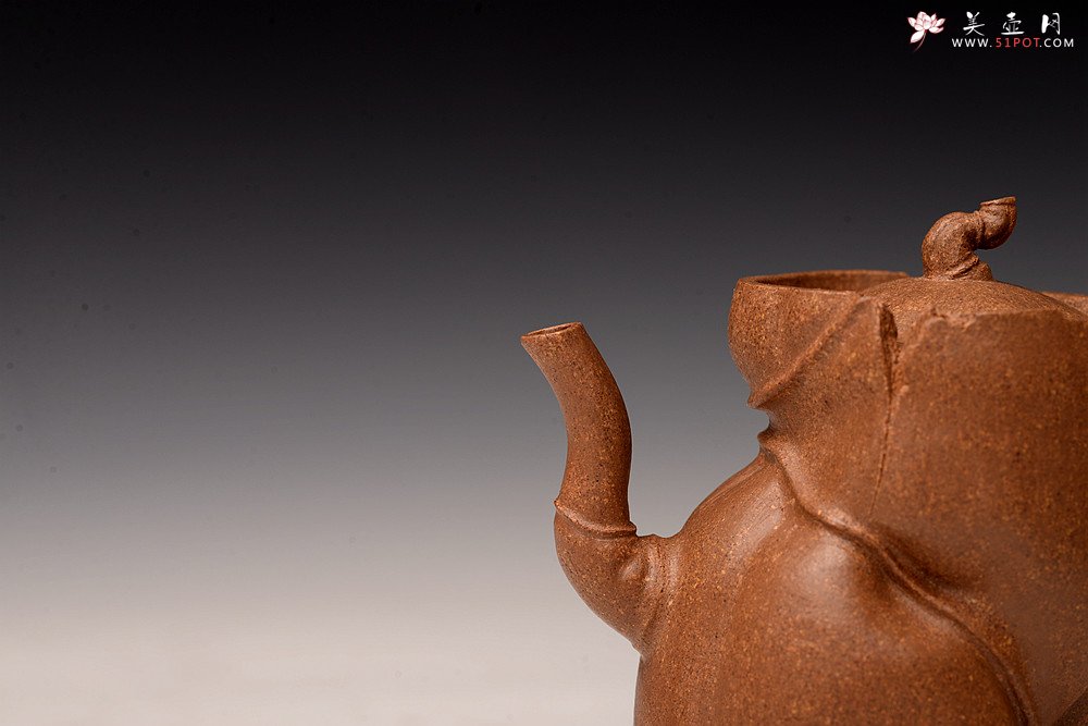 紫砂壶图片：林秀明丙申夏全手原创 摹竹韵寓隐逸之风 隐逸二式 养怡之福可得永年 - 宜兴紫砂壶网