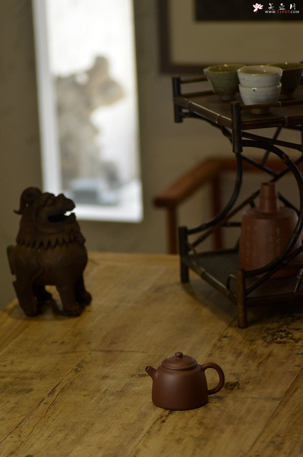 紫砂壶图片：美壶特惠 巨轮系列 杀茶利器  茶人最爱 古朴实用 - 宜兴紫砂壶网