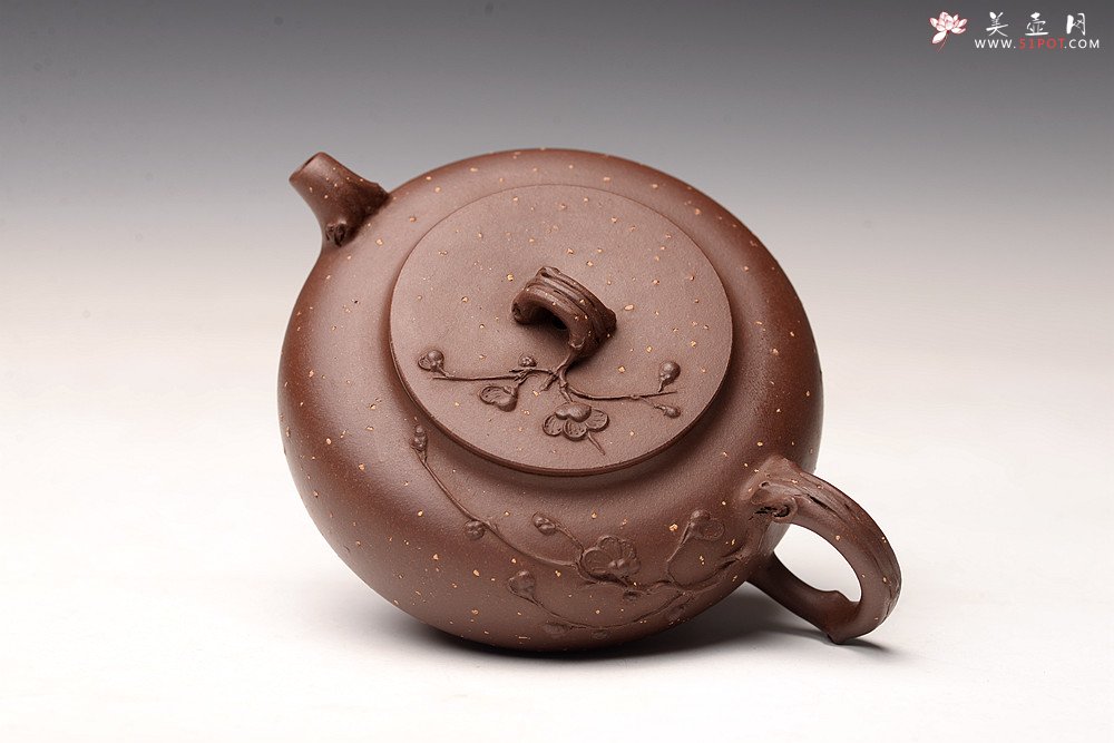 紫砂壶图片：潘丹初丙申夏全手作品~ 温文尔雅 踏雪寻梅 灵秀之作 雪中情 - 宜兴紫砂壶网