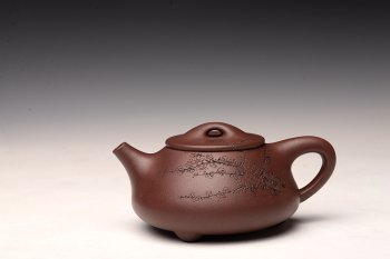 紫砂壶图片：周斌全手文气作品  型正实用  全手满瓢   - 宜兴紫砂壶网