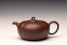 紫砂壶图片：潘丹初丙申夏精品 筋囊花货 全手玉柿二式 秀美逸品 爱不释手的精品 - 宜兴紫砂壶网