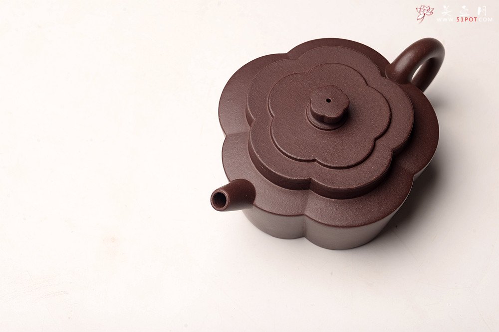紫砂壶图片：酒虎丙申秋全手新作  梅花周盘 摹古之作 颇具难度 精工 仅此一件 - 宜兴紫砂壶网