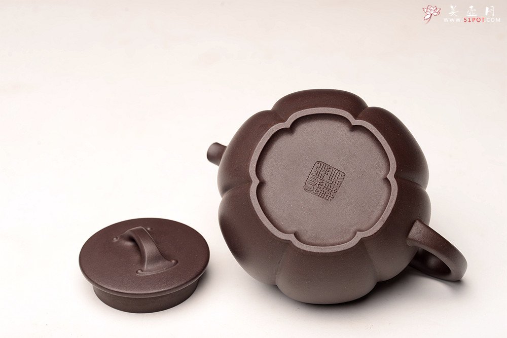 紫砂壶图片：钱林芳丙申夏全手作品 饱满大气 筋纹佳作 锦如 - 宜兴紫砂壶网