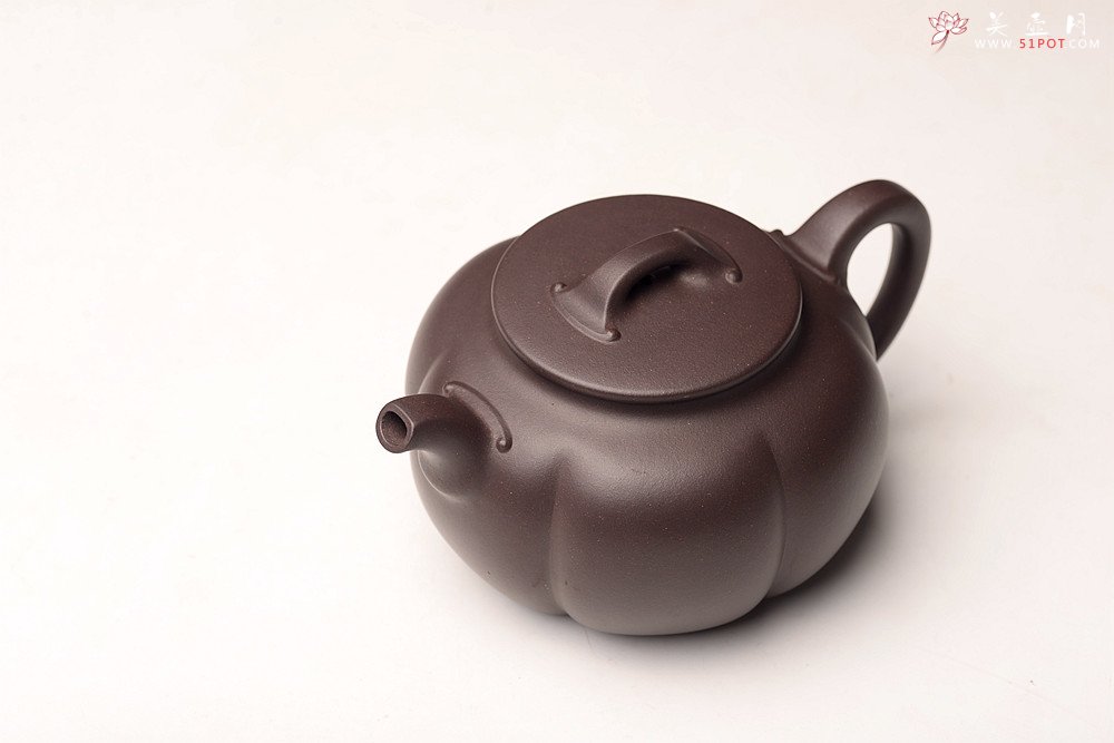 紫砂壶图片：钱林芳丙申夏全手作品 饱满大气 筋纹佳作 锦如 - 宜兴紫砂壶网