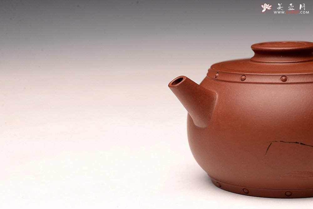 紫砂壶图片：型制耐品 精工实用 石鼓 - 宜兴紫砂壶网