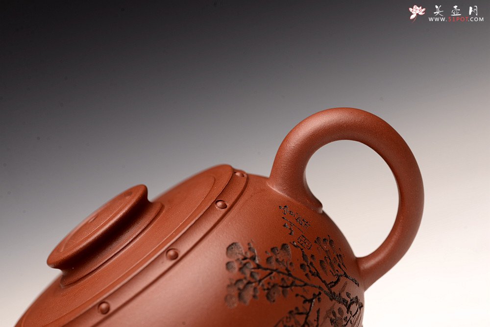 紫砂壶图片：型制耐品 精工实用 石鼓 - 宜兴紫砂壶网
