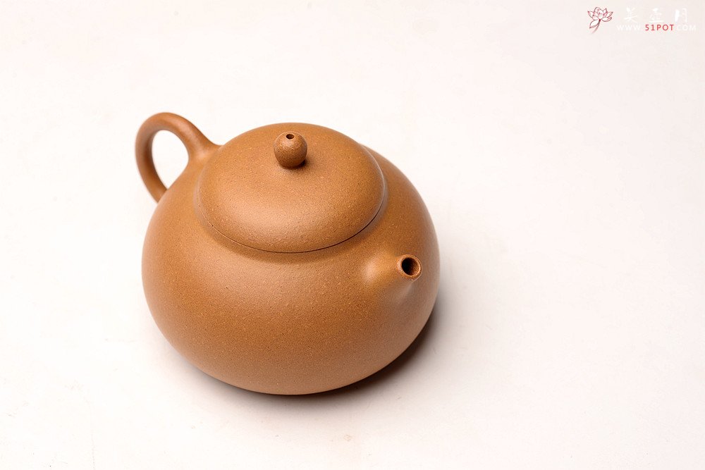 紫砂壶图片：周路健丙申夏全手薄胎 娇小迷人 马景辉款式 全手工西施    - 宜兴紫砂壶网
