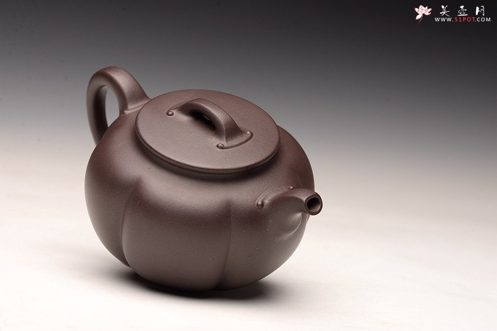 紫砂壶图片：钱林芳丙申夏全手作品 饱满大气 筋纹佳作 锦如 - 宜兴紫砂壶网