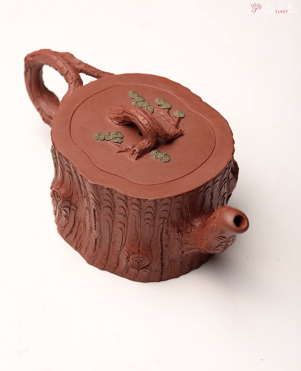 紫砂壶图片：单志萍原创精品 全手松桩 气韵长流 俊雅之风 - 宜兴紫砂壶网