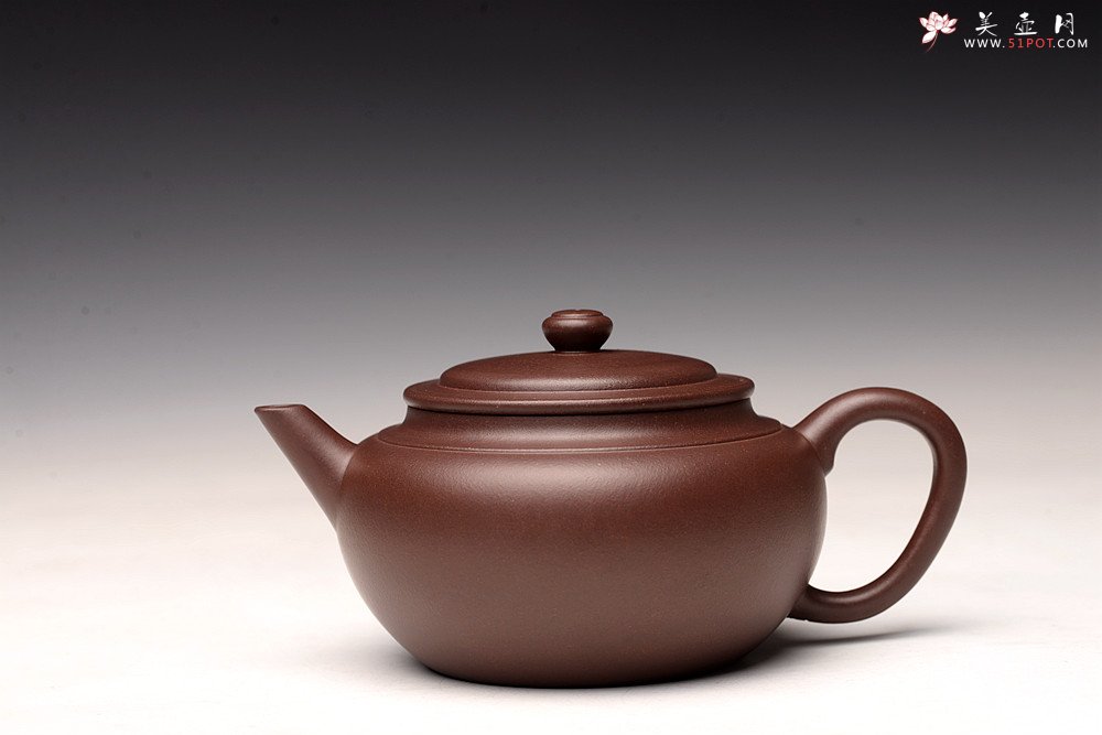 紫砂壶图片：于洪霞丙申夏全手摹古  做工精致 典雅大气 剑流腰线 造型简练 - 宜兴紫砂壶网