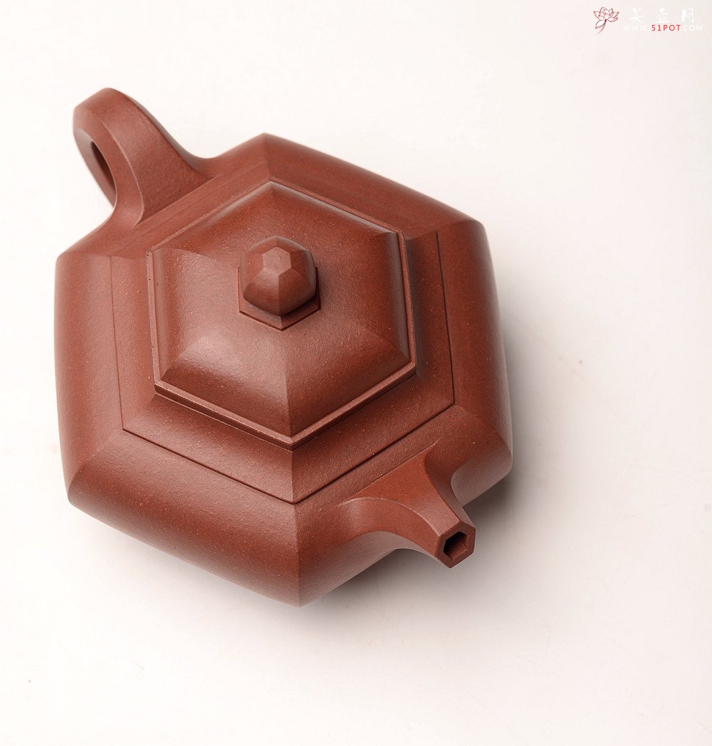 紫砂壶图片：干净利索 实用佳品 全手小珍六方 精工实力派 - 宜兴紫砂壶网