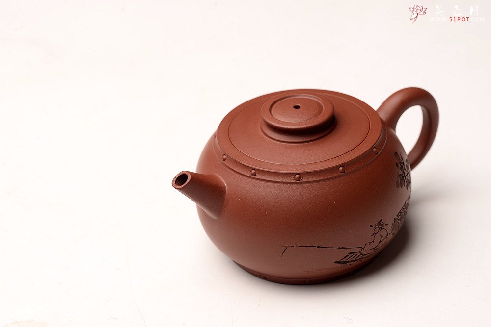 紫砂壶图片：型制耐品 精工实用 石鼓 - 宜兴紫砂壶网