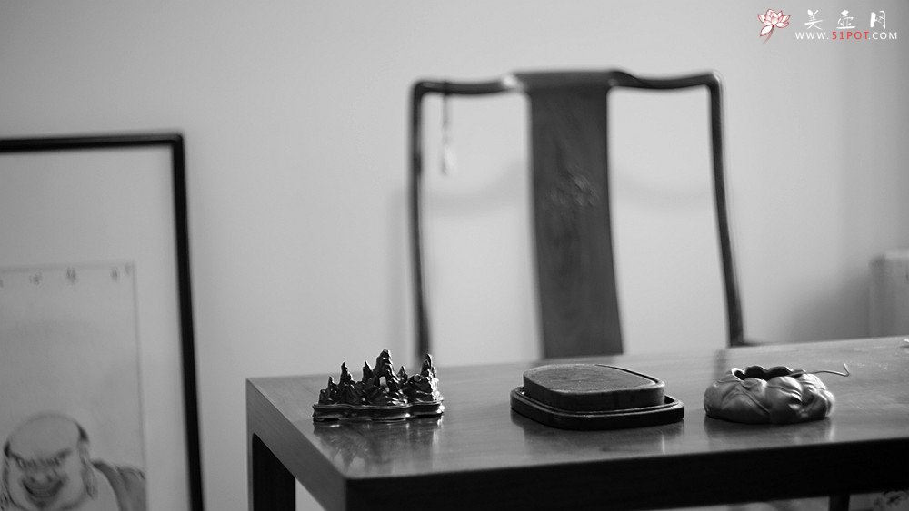 紫砂壶图片：林秀明丙申夏全手原创作品  文房雅器 龙鳞水盂 - 宜兴紫砂壶网