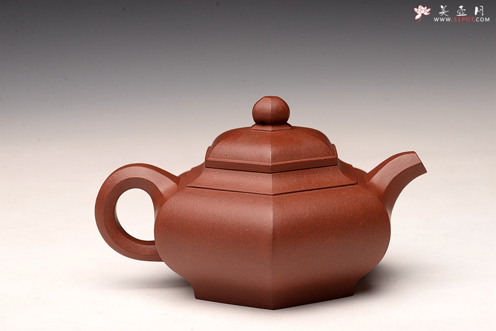 紫砂壶图片：干净利索 实用佳品 全手小珍六方 精工实力派 - 宜兴紫砂壶网