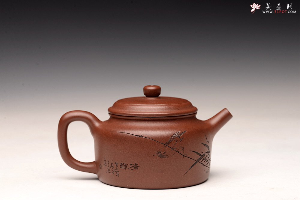 紫砂壶图片：国工师张云熙作品 温文尔雅 德中 传统经典 - 宜兴紫砂壶网