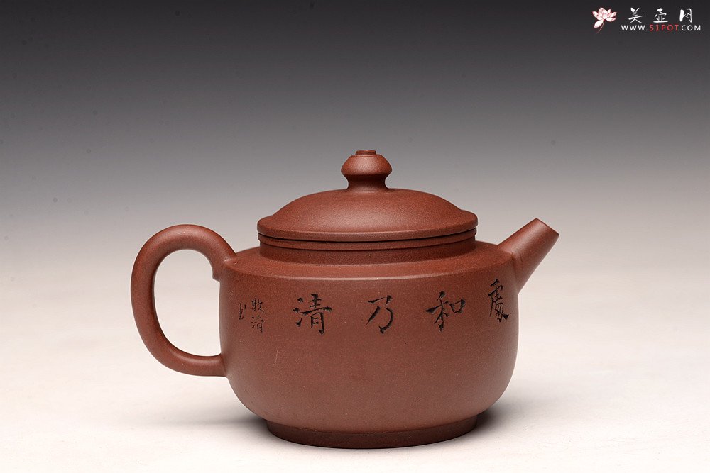 紫砂壶图片：朱牧清精致作品 宫灯 古朴文气 炮管直流 杀茶利器 - 宜兴紫砂壶网