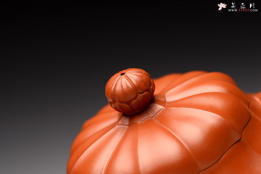 紫砂壶图片：精美之作 朱泥高合菱  做工细致 - 宜兴紫砂壶网