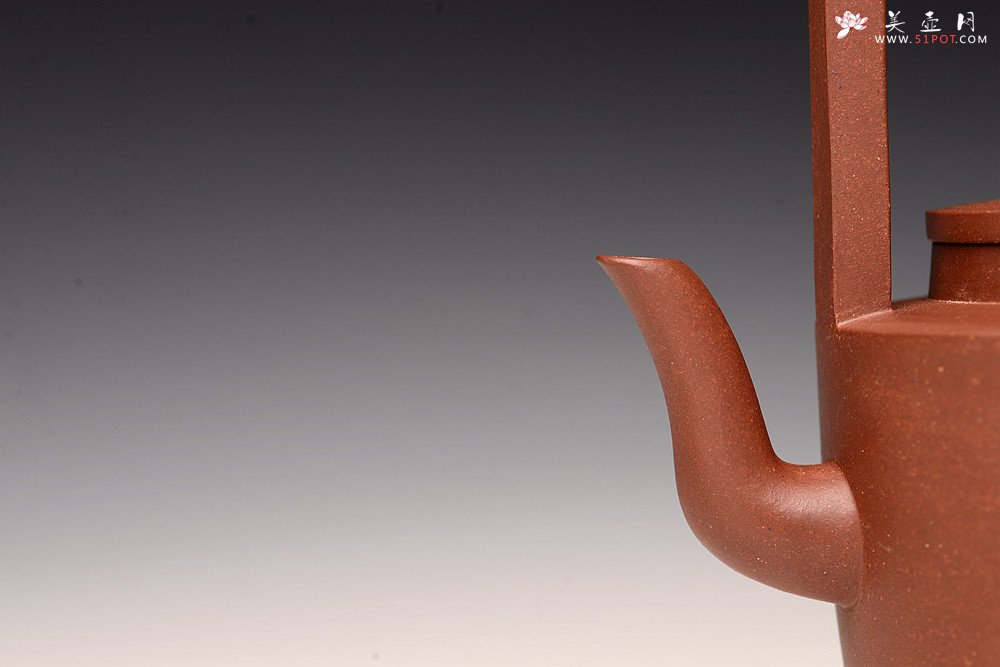 紫砂壶图片：詹黎明丙申秋全手新作 贤提 颇具难度 高路精刻 挺拔 - 宜兴紫砂壶网
