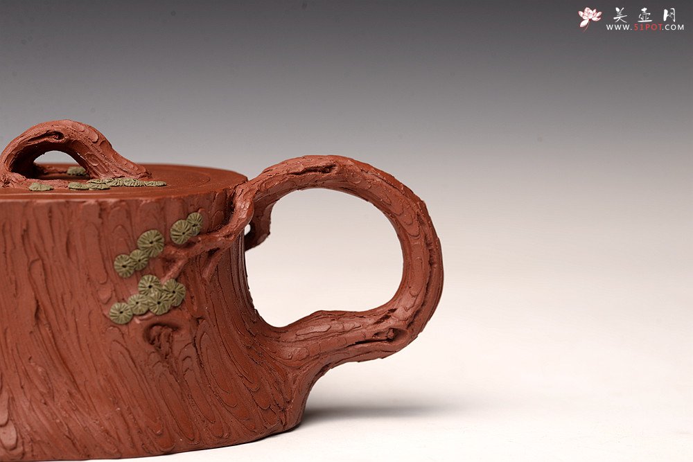 紫砂壶图片：单志萍原创精品 全手松桩 气韵长流 俊雅之风 - 宜兴紫砂壶网