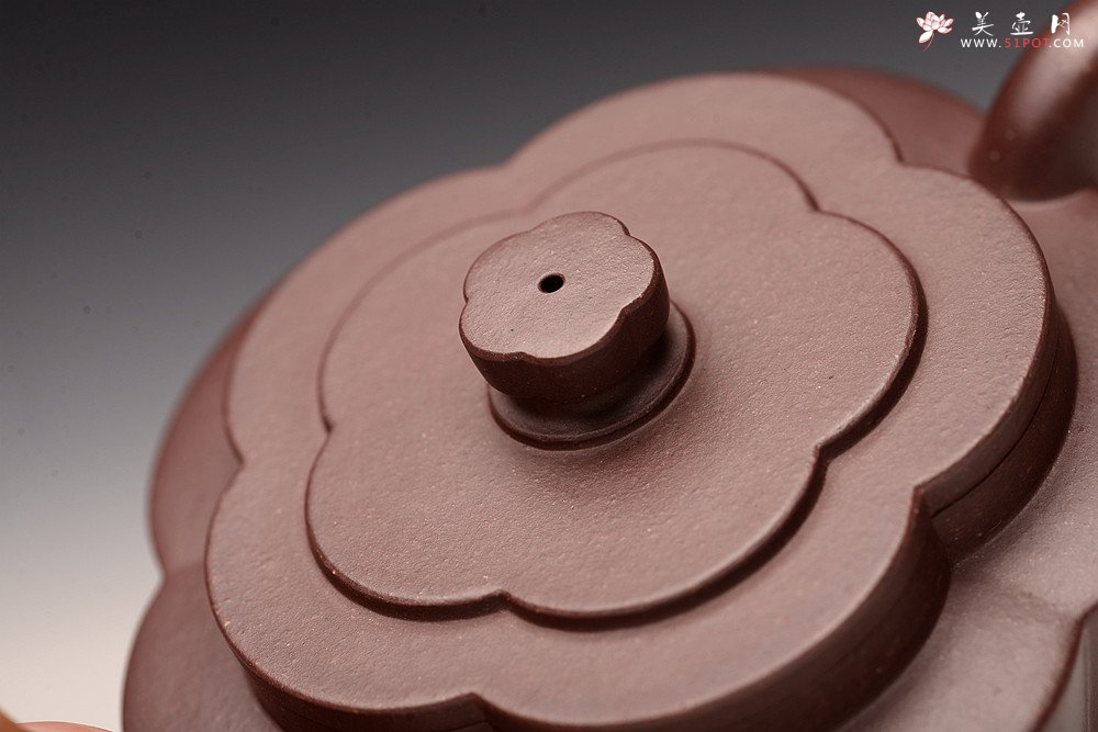 紫砂壶图片：酒虎丙申秋全手新作  梅花周盘 摹古之作 颇具难度 精工 仅此一件 - 宜兴紫砂壶网