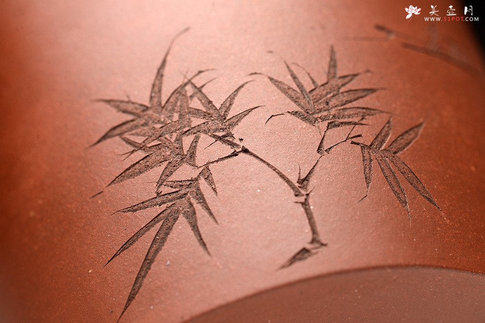 紫砂壶图片：詹黎明丙申秋全手新作 贤提 颇具难度 高路精刻 挺拔 - 宜兴紫砂壶网