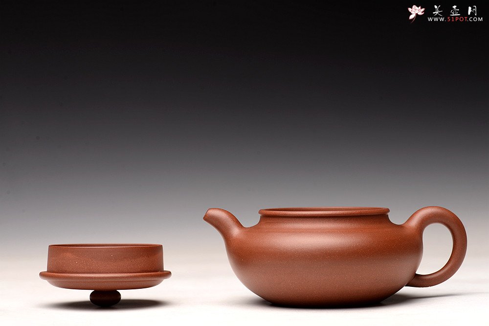 紫砂壶图片：顾小英丙申夏新作 形神兼备 传统经典 全手扁腹 推荐~ - 宜兴紫砂壶网