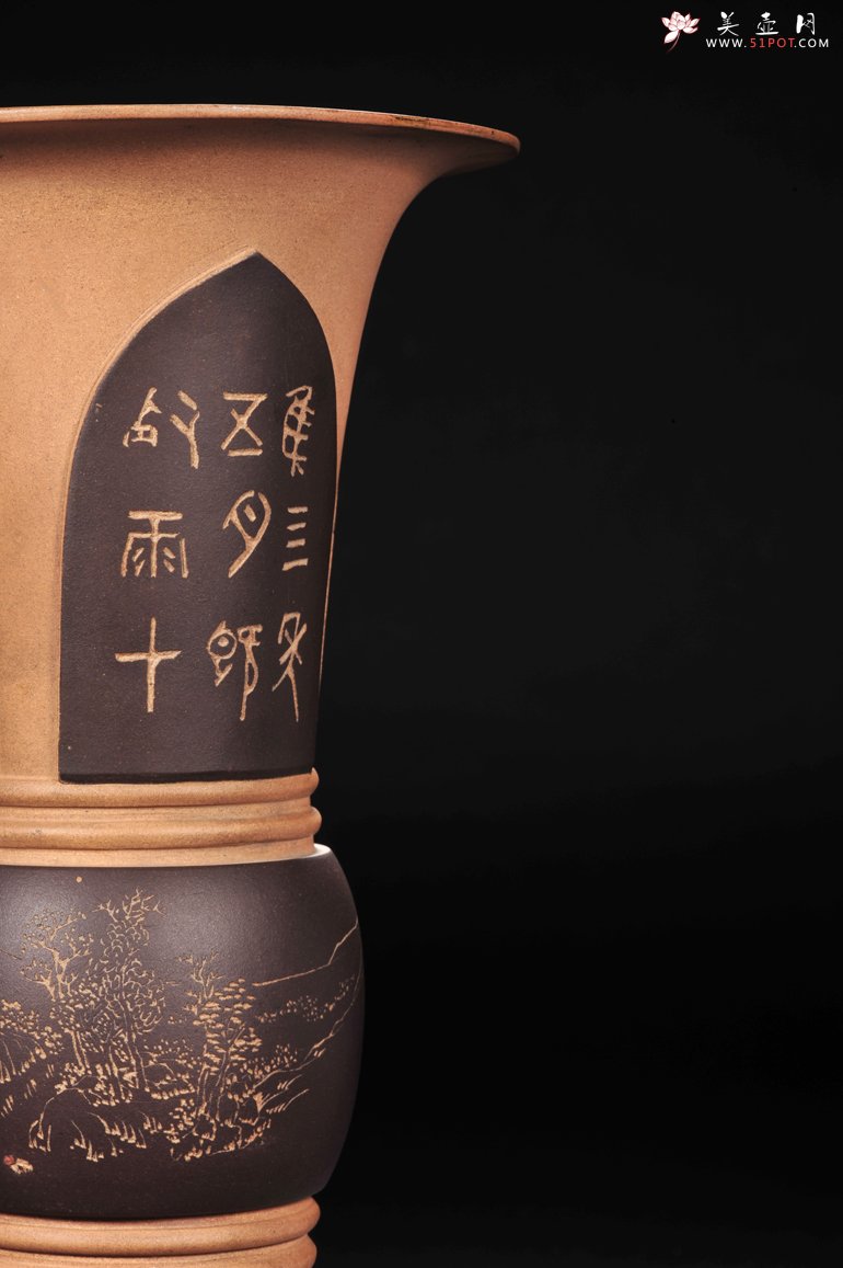 紫砂壶图片：花觚 - 宜兴紫砂壶网