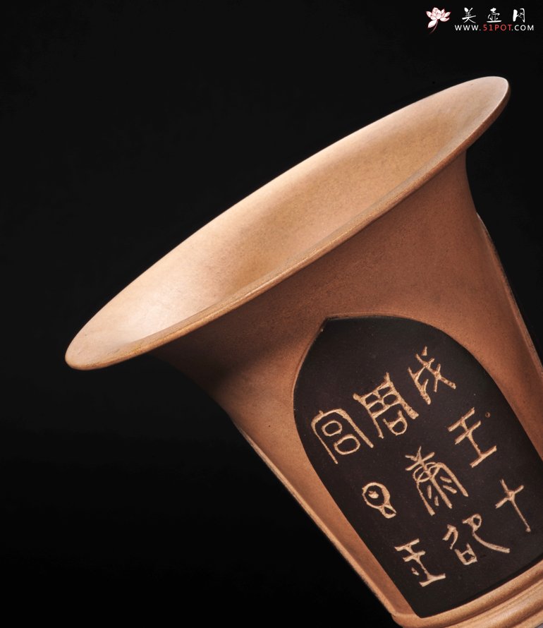 紫砂壶图片：花觚 - 宜兴紫砂壶网