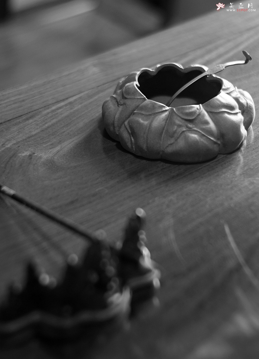 紫砂壶图片：林秀明丙申夏全手原创作品  文房雅器 龙鳞水盂 - 宜兴紫砂壶网