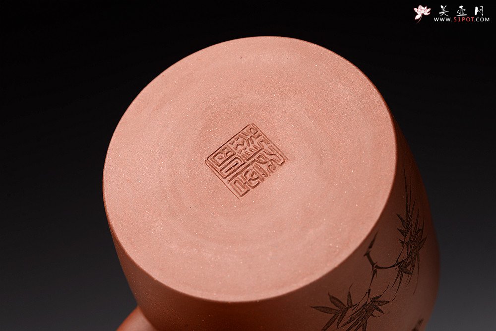 紫砂壶图片：詹黎明丙申秋全手新作 贤提 颇具难度 高路精刻 挺拔 - 宜兴紫砂壶网