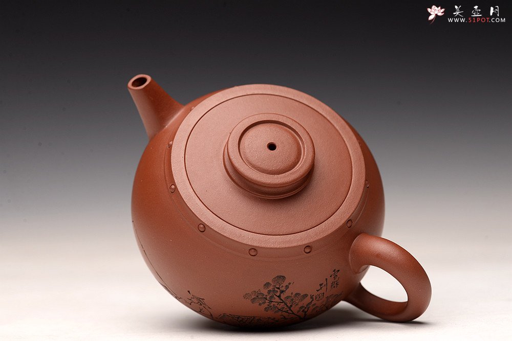 紫砂壶图片：型制耐品 精工实用 石鼓 - 宜兴紫砂壶网