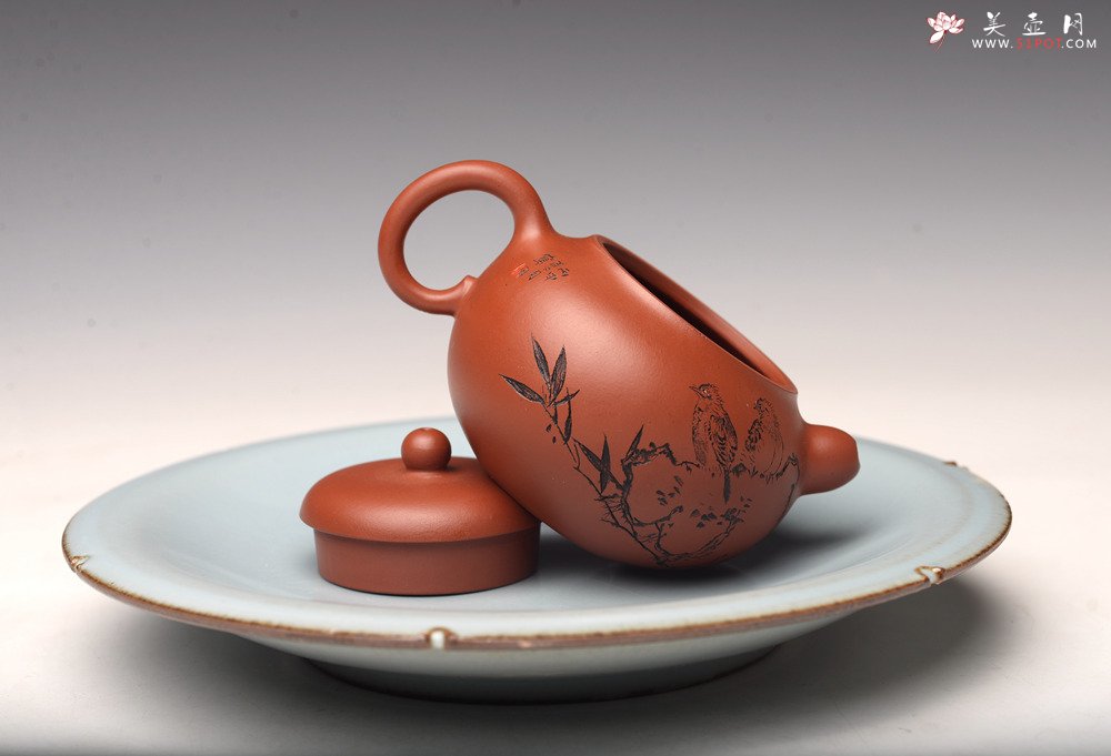 紫砂壶图片：茶盘尤物 原矿纯朱泥 秀珠 饱满俏人 赏玩皆宜,  - 宜兴紫砂壶网