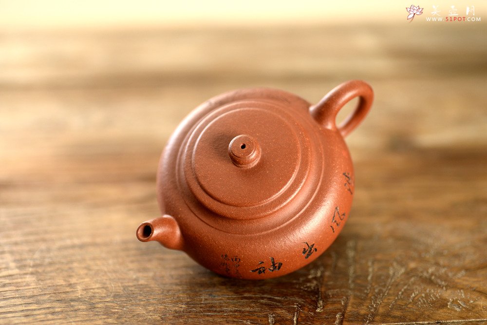 紫砂壶图片：实用佳器 雅致文气 汲古壶 - 宜兴紫砂壶网