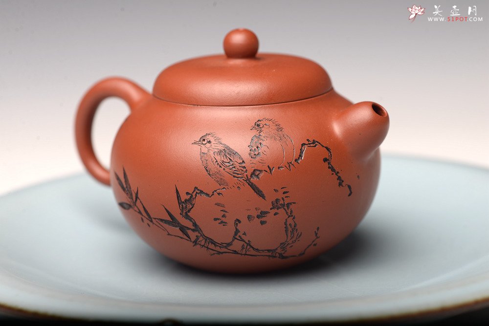紫砂壶图片：茶盘尤物 原矿纯朱泥 秀珠 饱满俏人 赏玩皆宜,  - 宜兴紫砂壶网