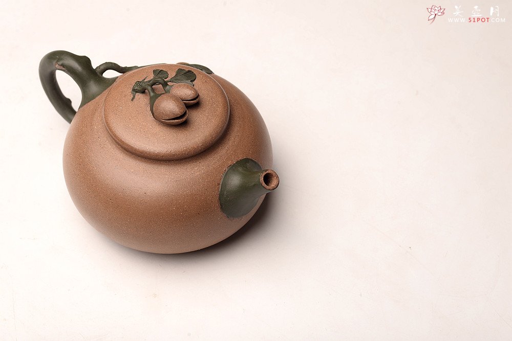 紫砂壶图片：蔡一强丙申夏全手作品 开心果 田园之乐 寓意吉祥 - 宜兴紫砂壶网