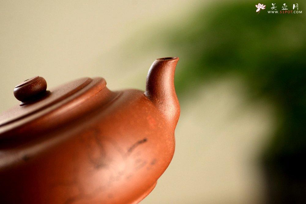 紫砂壶图片：实用佳器 雅致文气 汲古壶 - 宜兴紫砂壶网