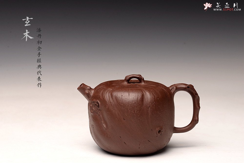 紫砂壶图片：花货新风尚 妙趣横生 潘丹初经典全手之作 玄木 木叶动秋声~ - 宜兴紫砂壶网
