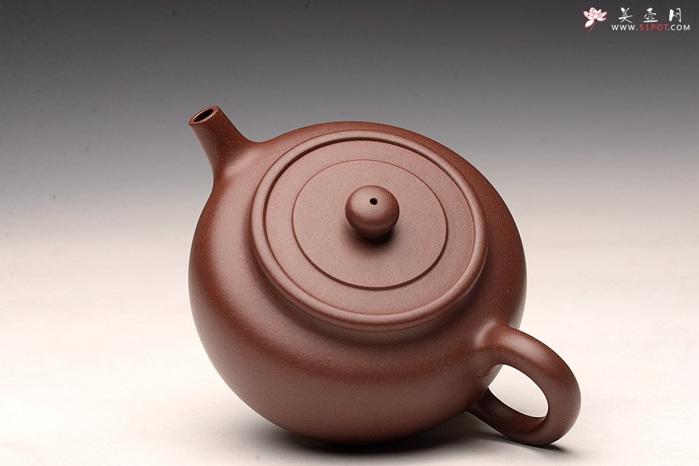 紫砂壶图片：炮管经典 油润原矿底槽青 全手圆璧 传统功力 - 宜兴紫砂壶网