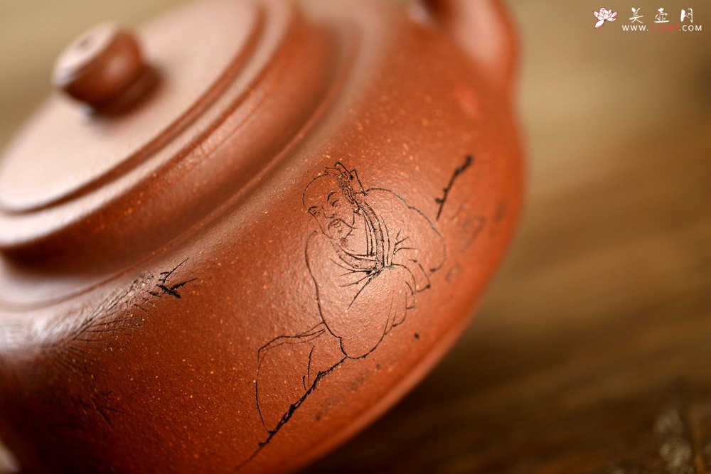 紫砂壶图片：实用佳器 雅致文气 汲古壶 - 宜兴紫砂壶网