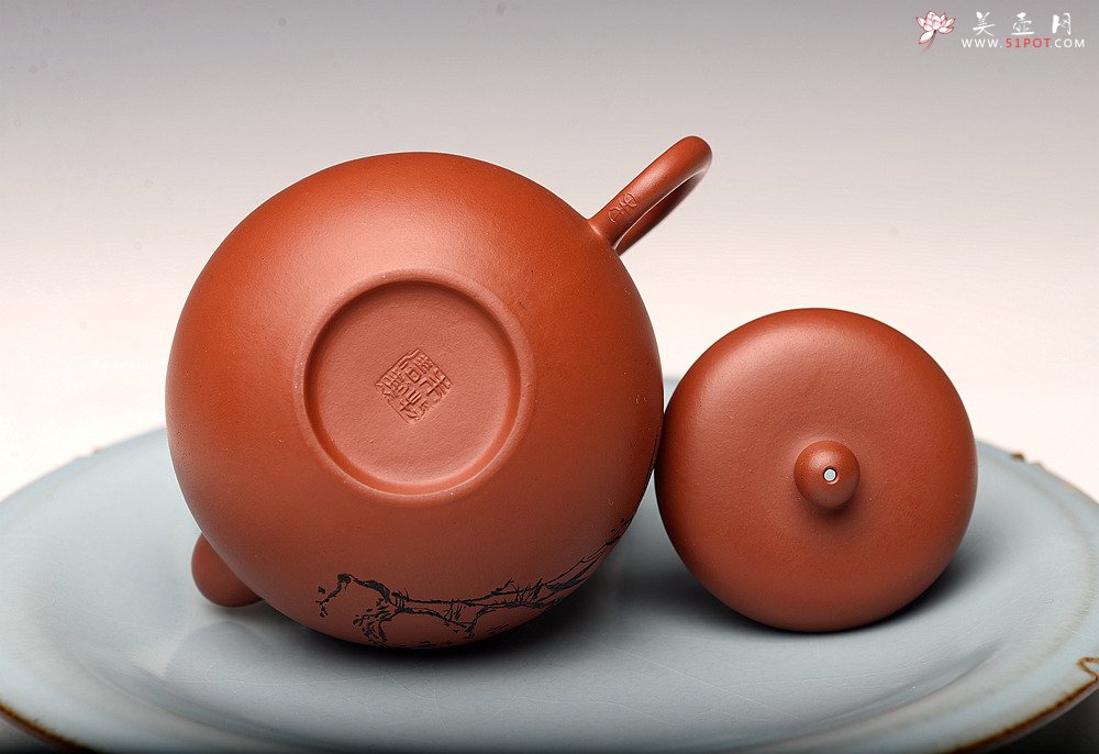 紫砂壶图片：茶盘尤物 原矿纯朱泥 秀珠 饱满俏人 赏玩皆宜,  - 宜兴紫砂壶网