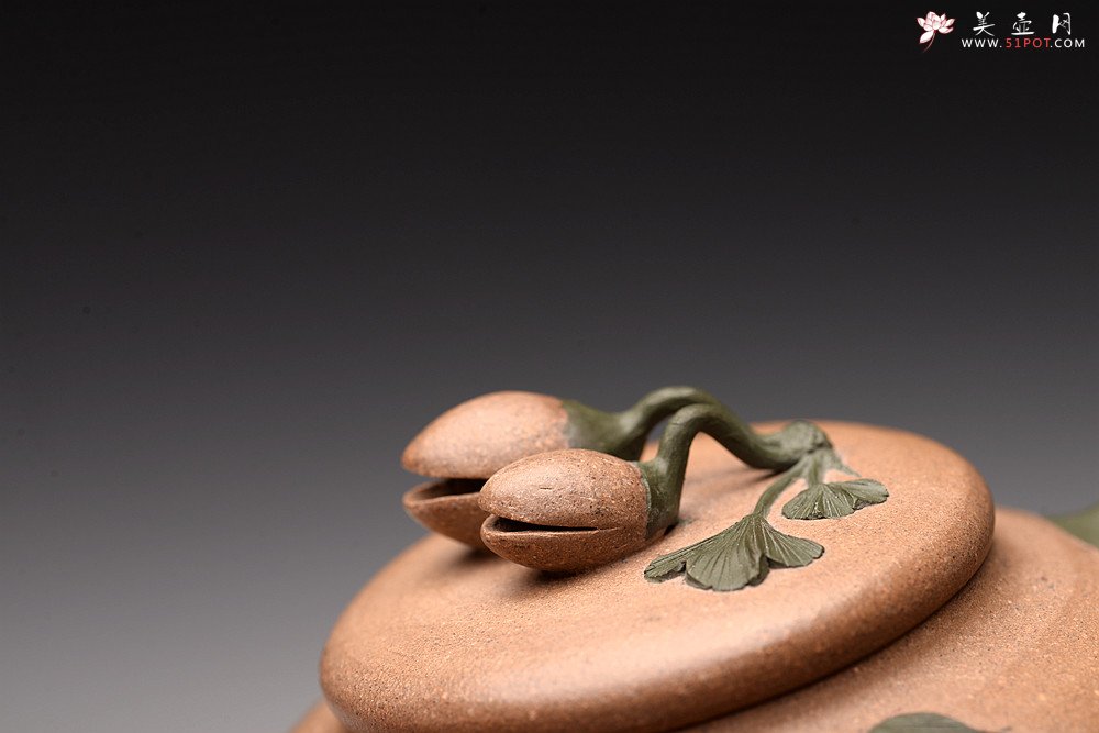 紫砂壶图片：蔡一强丙申夏全手作品 开心果 田园之乐 寓意吉祥 - 宜兴紫砂壶网