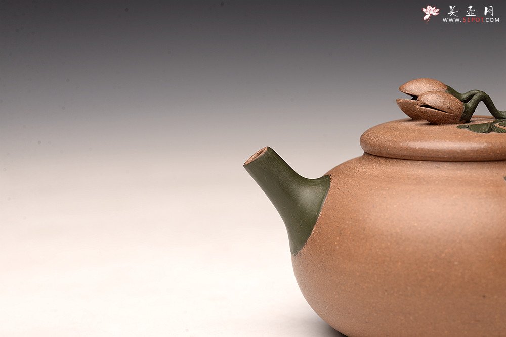 紫砂壶图片：蔡一强丙申夏全手作品 开心果 田园之乐 寓意吉祥 - 宜兴紫砂壶网