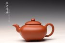 紫砂壶图片：于洪跃丙申夏 全手单片成型 红泥小传炉~ 难度大 娇艳可人 - 宜兴紫砂壶网