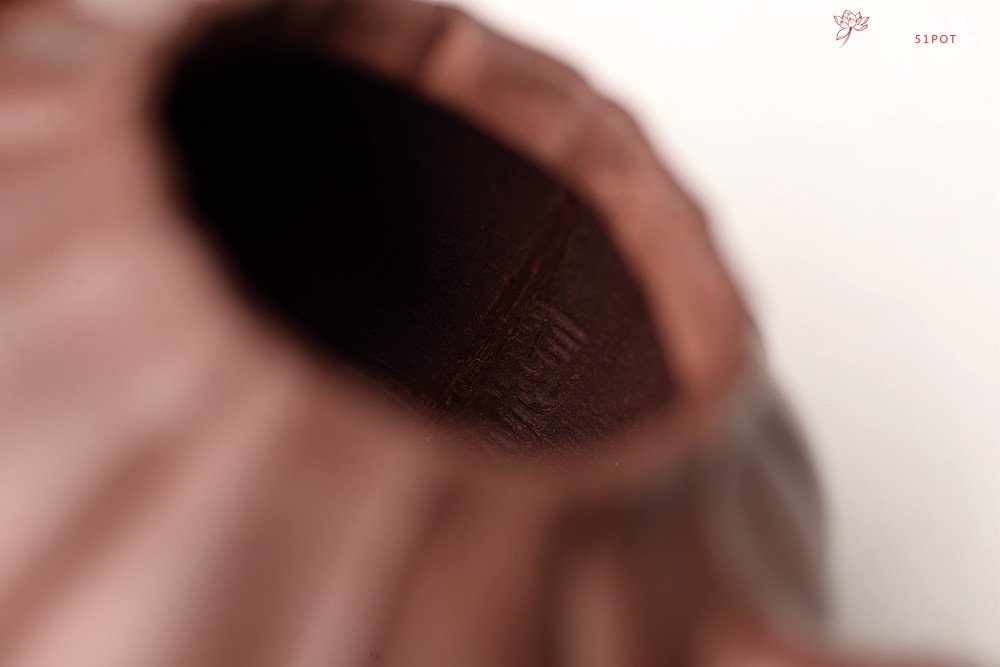 紫砂壶图片：周斌丙申秋全手演绎筋囊器 银台醉客 颇具难度 线条流畅 - 宜兴紫砂壶网