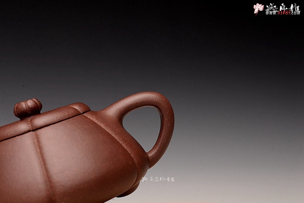 紫砂壶图片：周斌丙申夏全手筋囊器 新梅花石瓢 颇有新意  - 宜兴紫砂壶网