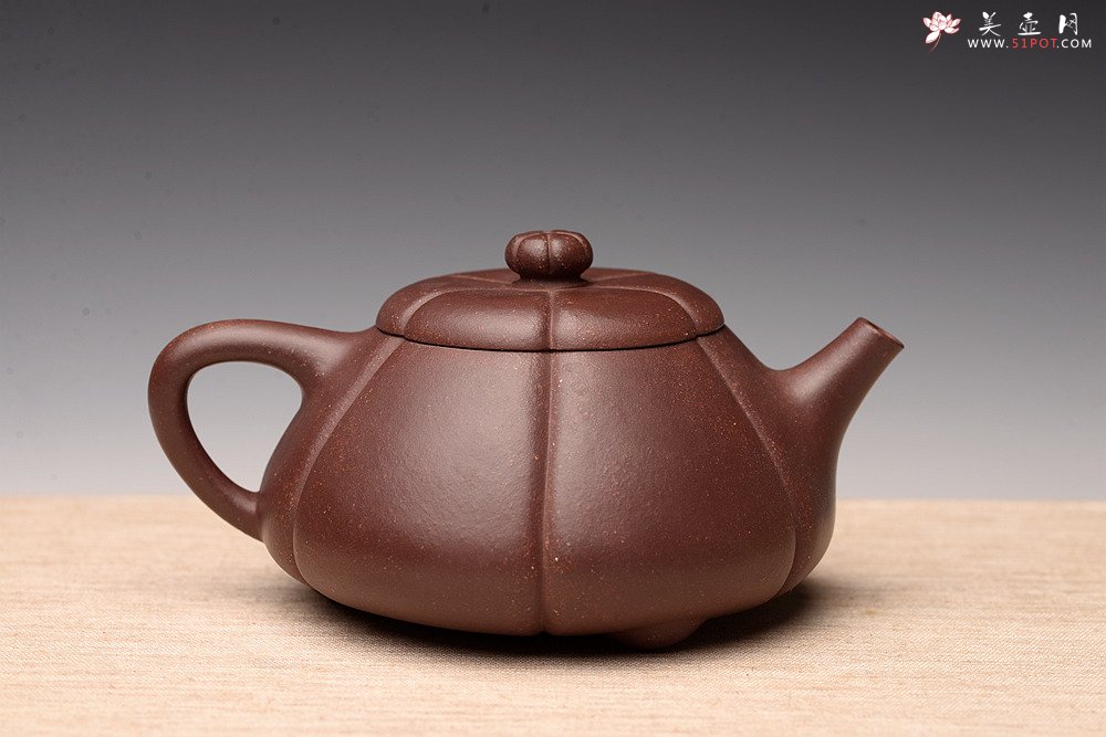 紫砂壶图片：周斌丙申夏全手筋囊器 新梅花石瓢 颇有新意  - 宜兴紫砂壶网